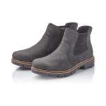 náhled Dámské černé kotníkové boty RIEKER 71364-00 SCHWARZ H/W 8