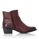 náhľad Dámska členková obuv RIEKER 75553-35 červená W0