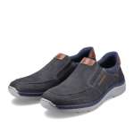 náhled Pánské mokasíny RIEKER B8952-15 modrá W1