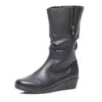 náhled Dámské černé kozačky RIEKER X2471/00 SCHWARZ H/W 8