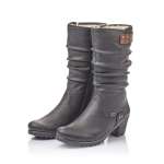 náhled Dámské kozačky RIEKER RIE-1036372-W9 černá