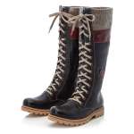 náhled Dámské kozačky RIEKER Z1442-14 modrá W1