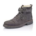 náhled Pánské černé kotníkové boty RIEKER 32030-01 SCHWARZ H/W 9