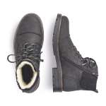 náhled Pánské černé kotníkové boty RIEKER 32030-01 SCHWARZ H/W 9