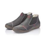 náhľad Dámska členková obuv RIEKER 52590-00 SCHWARZ H/W 9