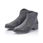 náhľad Dámska členková obuv RIEKER 73461-01 SCHWARZ H/W 9