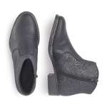 náhľad Dámska členková obuv RIEKER 73461-01 SCHWARZ H/W 9