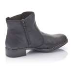 náhľad Dámska členková obuv RIEKER 73481-00 čierna W1