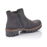 náhľad Dámska členková obuv RIEKER 75772-01 SCHWARZ H/W 9