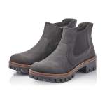 náhľad Dámska členková obuv RIEKER 75772-01 SCHWARZ H/W 9