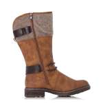 náhled Dámské kozačky RIEKER 94774-22 hnědá W2