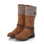 náhled Dámské kozačky RIEKER 94774-22 hnědá W2