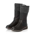 náhled Dámské kozačky RIEKER RIE-1036747-W2 černá