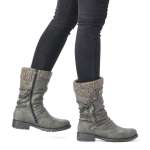 náhled Dámské kozačky REMONTE RIE-1036817-W0 šedá