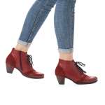 náhled Dámská kotníková obuv REMONTE D8789-35 červená W0