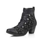 náhled Dámská kotníková obuv REMONTE D8792-02 SCHWARZ KOMBI H/W 9