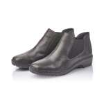 náhľad Dámska členková obuv RIEKER L6090-03 SCHWARZ H/W 9
