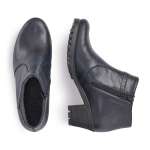 náhled Dámská kotníková obuv RIEKER M8081-14 BLAU H/W 9