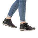 náhled Dámská kotníková obuv REMONTE R1494-04 SCHWARZ KOMBI H/W 9
