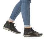 náhled Dámská kotníková obuv REMONTE R1499-02 SCHWARZ KOMBI H/W 9