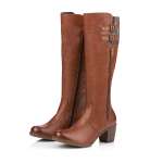 náhled Dámské kozačky REMONTE RIE-1036916-W9 hnědá