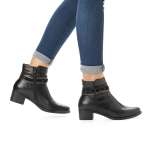 náhľad Dámska členková obuv REMONTE R5177-01 SCHWARZ H/W 9