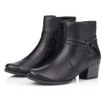 náhled Dámská kotníková obuv REMONTE R5675-01 SCHWARZ H/W 9