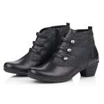 náhľad Dámska členková obuv REMONTE R7577-01 SCHWARZ H/W 9