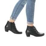 náhľad Dámska členková obuv REMONTE R7577-01 SCHWARZ H/W 9
