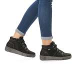 náhled Dámské černé kotníkové boty REMONTE R7982-02 SCHWARZ H/W 9