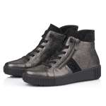 náhled Dámské černé kotníkové boty REMONTE R7987-02 SCHWARZ H/W 9