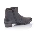 náhľad Dámska členková obuv RIEKER Y0790-00 SCHWARZ H/W 9