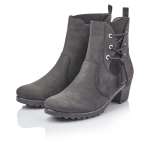 náhľad Dámska členková obuv RIEKER Y8059-00 SCHWARZ H/W 9