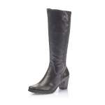 náhled Dámské černé kozačky RIEKER Y8995-00 SCHWARZ H/W 9
