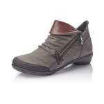 náhled Dámská kotníková obuv RIEKER Z0080-01 GRAU KOMBI H/W 9