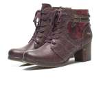 náhled Dámská obuv MUSTANG MUS-1037845-W9 vínová