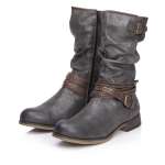 náhled Dámské kozačky MUSTANG 1139624-259 šedá W2