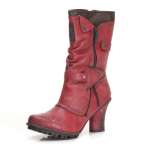náhled Dámské kozačky MUSTANG MUS-1037850-W9 červená