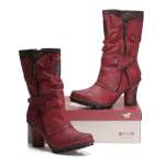 náhled Dámské kozačky MUSTANG MUS-1037850-W9 červená