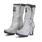 náhled Dámské kozačky MUSTANG MUS-1037851-W9 bílá