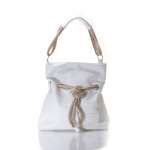 náhled Dámská kabelka CARINE C-156 BÍLÁ / ZLATÁ