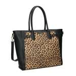 náhled Dámská kabelka NOBO NBAG-H0470-CM20 BLACK WITH BROWN