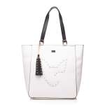 náhled Dámská kabelka FEMESTAGE 65825-00X WHITE WITH BLACK S0