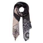 náhled Dámský šátek DESIGUAL 19WAWA50/ 2000 BLACK DESIGUAL