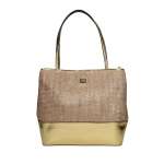 náhled Kabelka G0670-C023 ZLATÁ (31x35cm) ------------ Dárek k nákupu