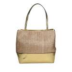náhled Kabelka G0670-C023 ZLATÁ (31x35cm) ------------ Dárek k nákupu
