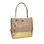 náhled Kabelka G0670-C023 ZLATÁ (31x35cm) ------------ Dárek k nákupu