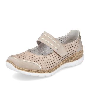 Dámské baleríny RIEKER N4257-60 béžová S3