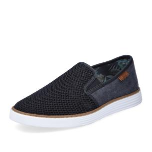 Pánské mokasíny RIEKER B2265-14 modrá S5