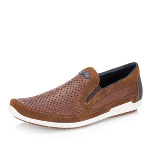 Pánské mokasíny RIEKER 09055-22 hnědá S5